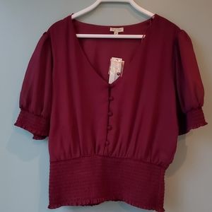 Francesca’s's Lily White Blouse